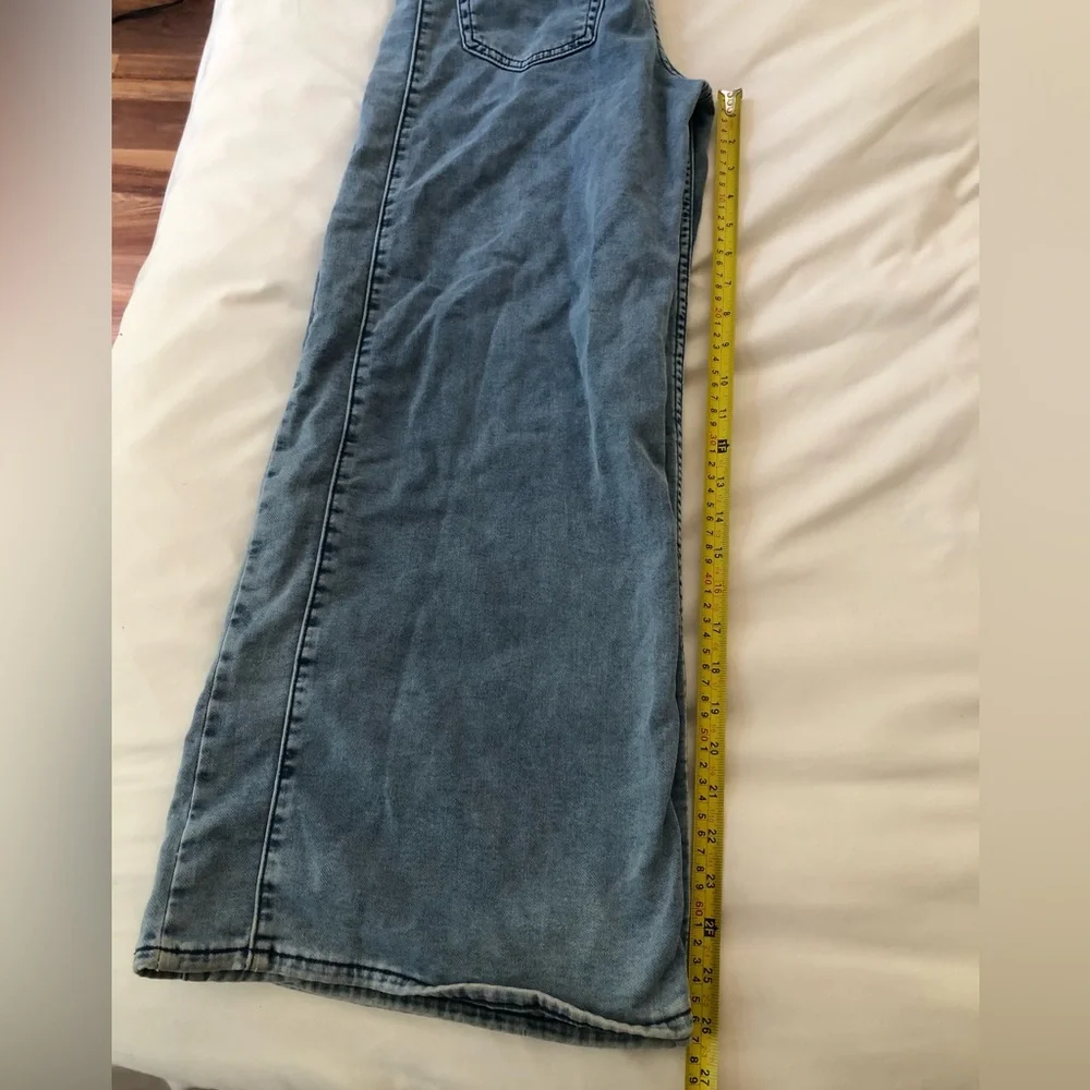 Gap Kids Light Blue Wide-Leg Jeans Elastic Waist Band XL/12